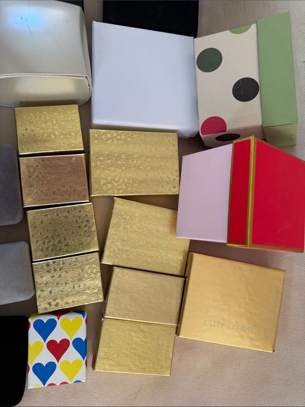37 Assorted Jewelry Gift Boxes - Mixed Colors - Picture 7 of 7